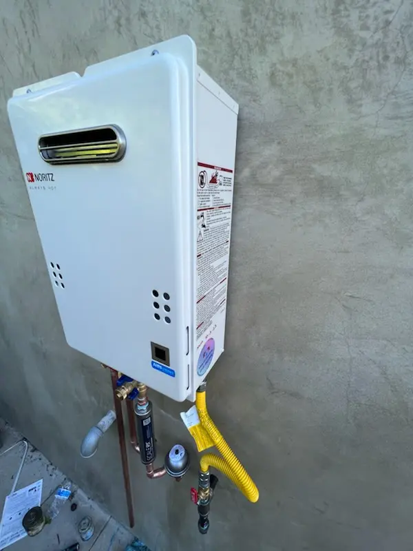 Tankless water heater installation for Sherry Lake East homes